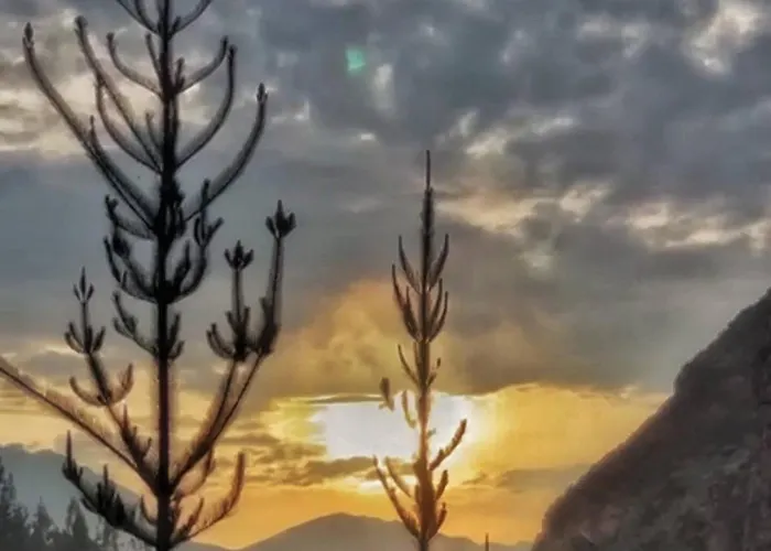 Camping Tiny Mountain River Urubamba